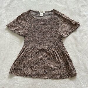 URBAN Romantics Leopard Print Top